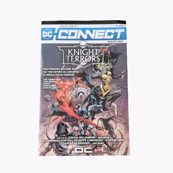 DC Connect Knight Terrors Aug 2023 Comic Book Collector Bagged Boarded - Picture 1 of 2